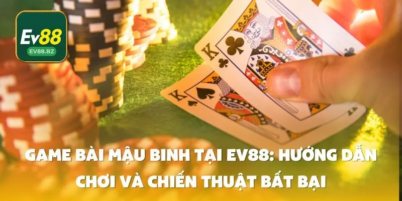 Game bài Mậu Binh tại EV88: Hướng dẫn chơi và chiến thuật bất bại